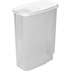 Pote 2,4 Litros Em Plástico Ivory Branco Lyor
